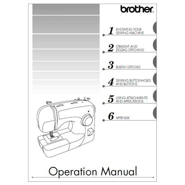りー子ページ Brother XL-2610 Instruction Manual