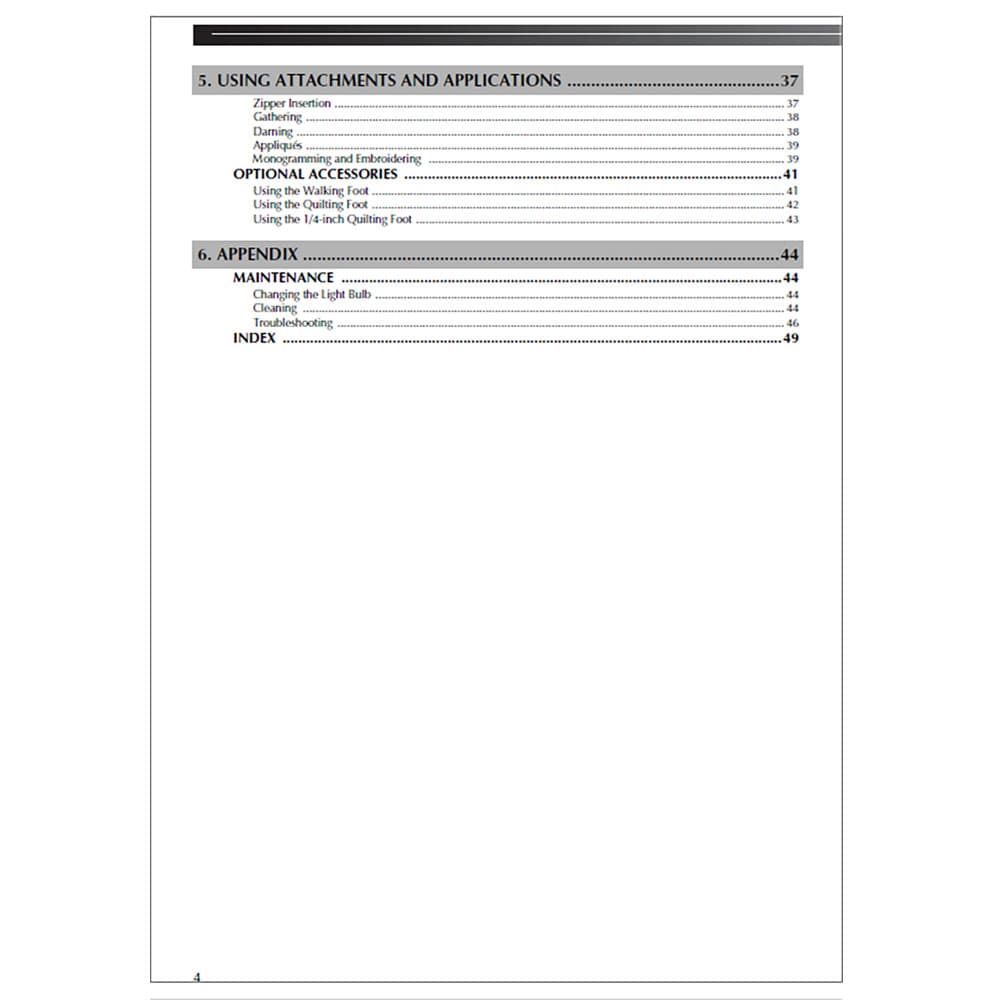 Brother XL-2610 Instruction Manual image # 117901