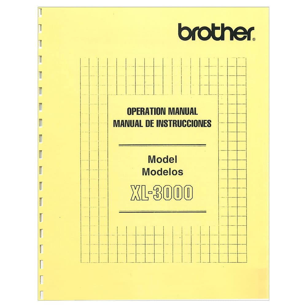Brother XL3000 Instruction Manual image # 117905