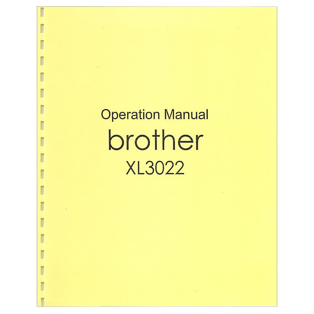 Brother XL-3022 Instruction Manual image # 117909