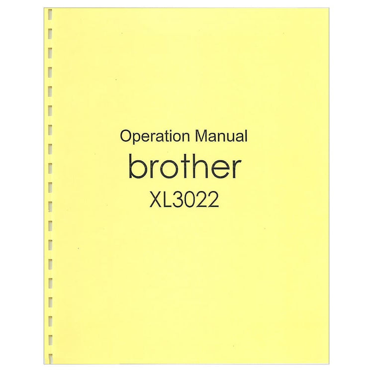 Brother XL-3022 Instruction Manual image # 117909