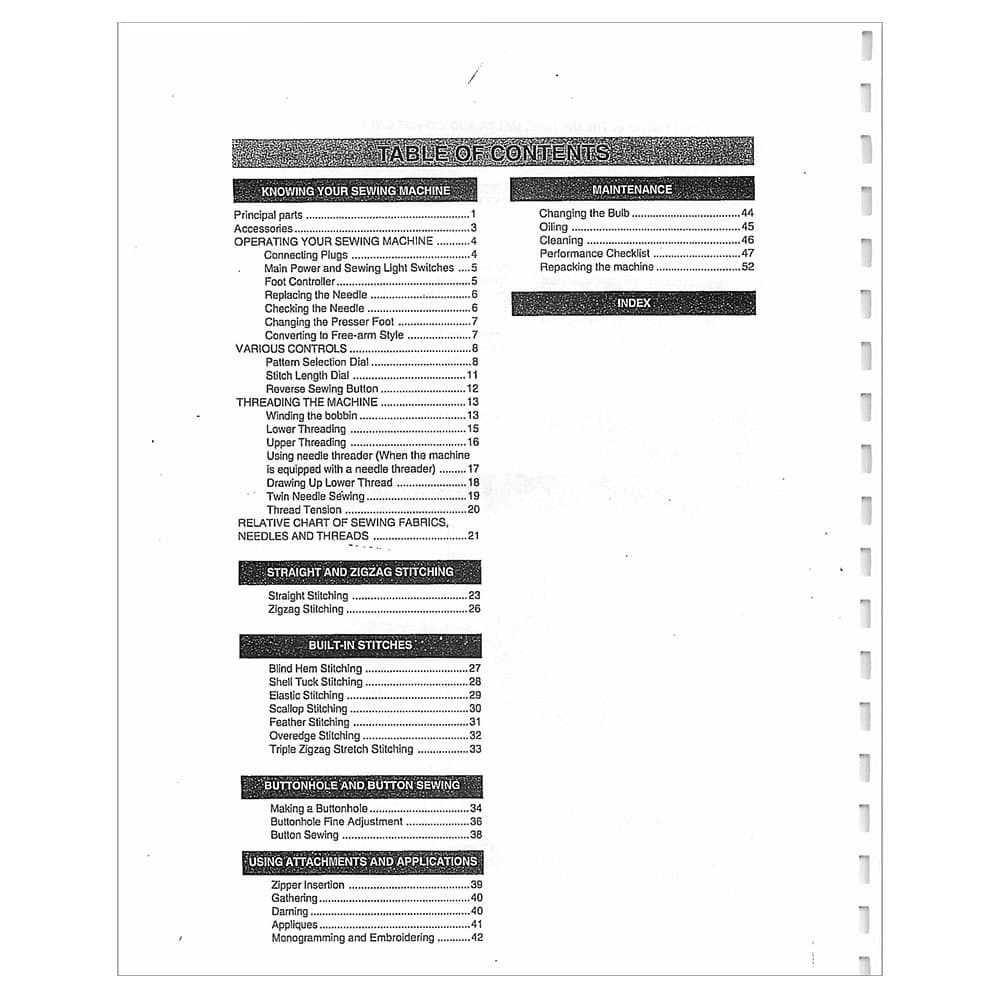 Brother XL-3022 Instruction Manual image # 117908