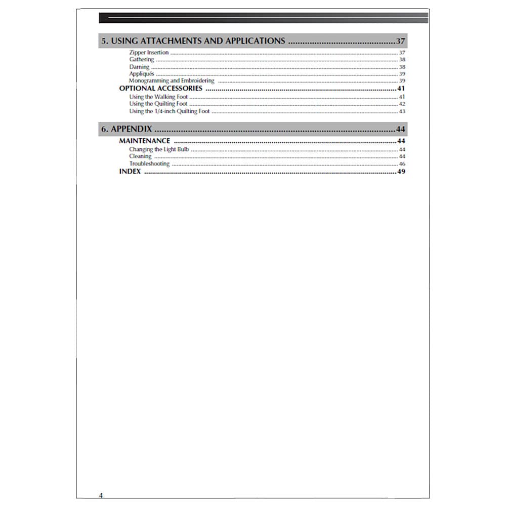 Brother XL-3500 Instruction Manual image # 117917