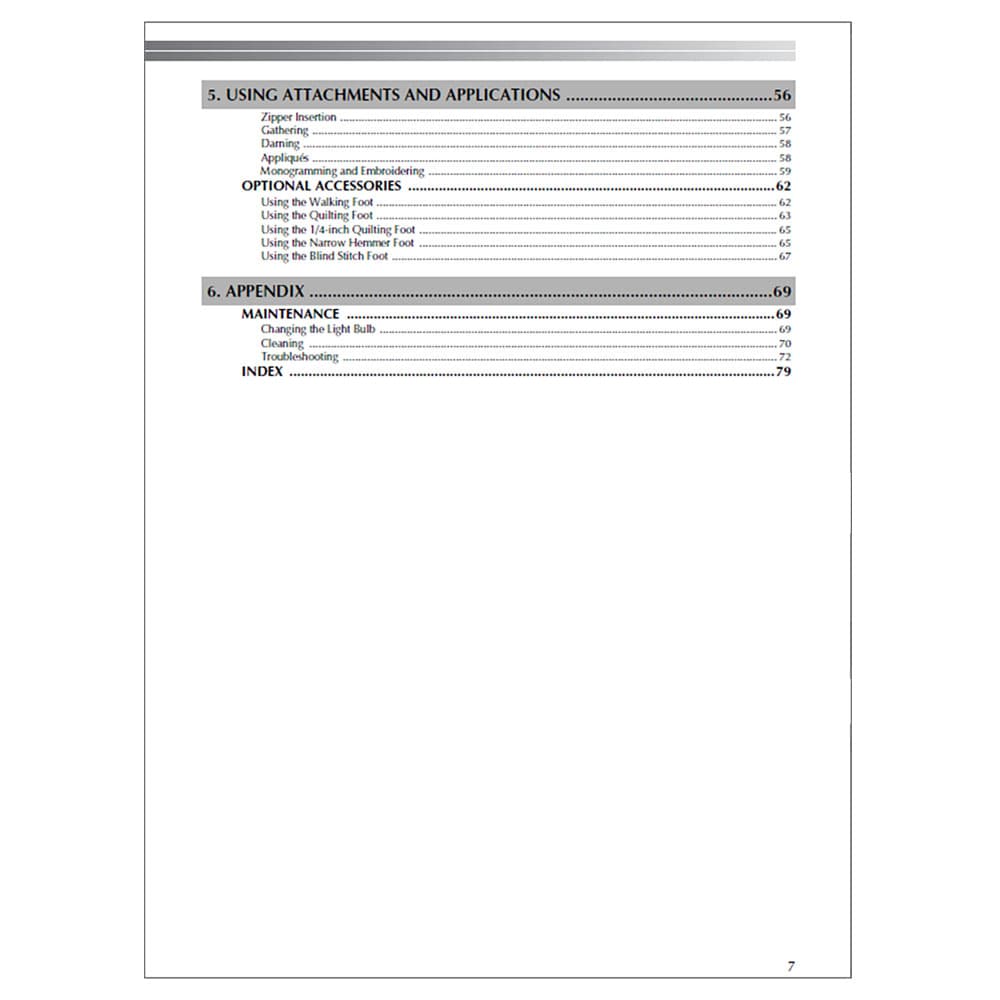 Brother XL-3750 Instruction Manual image # 117927
