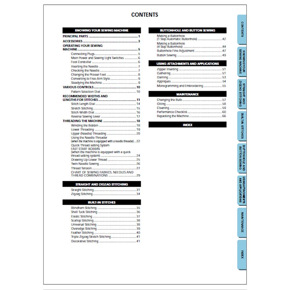 Brother XL-5232 Instruction Manual image # 117930