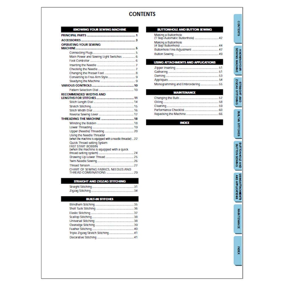 Brother XL-5340 Instruction Manual image # 117932