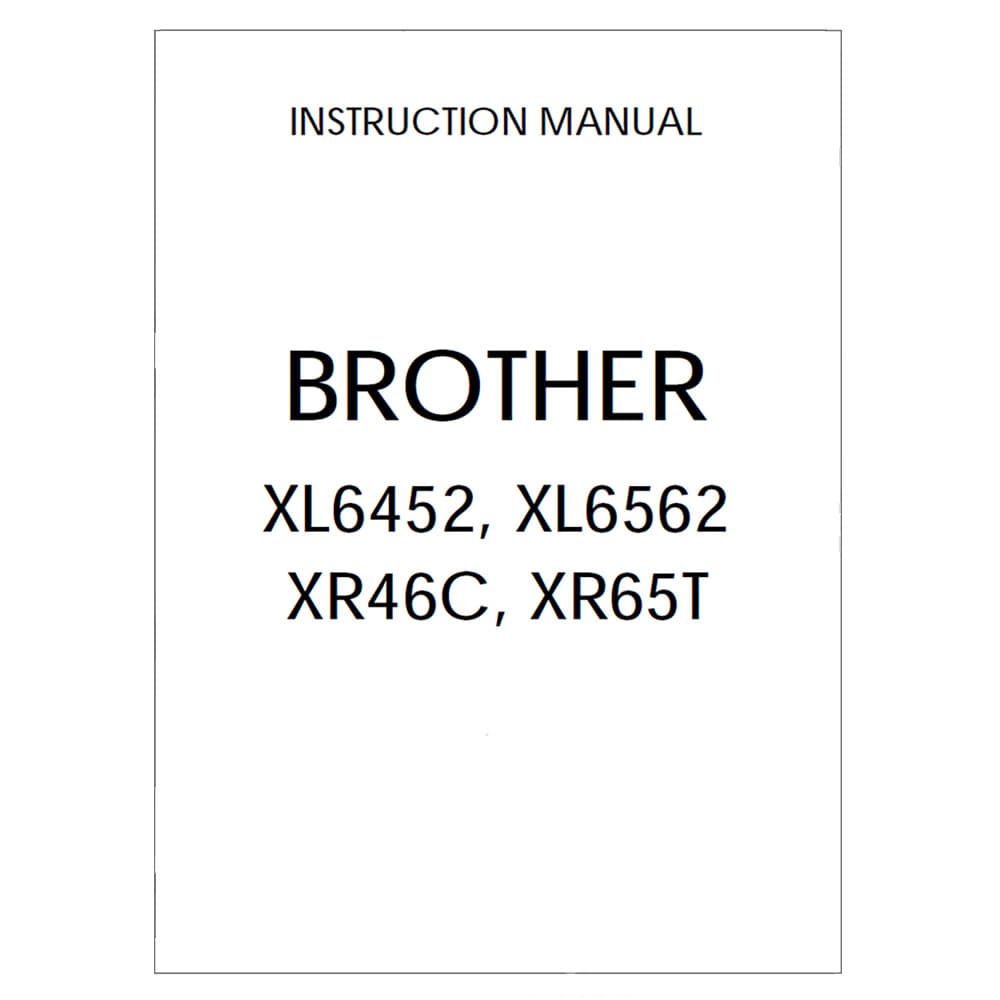 Brother XL-6452 Instruction Manual image # 117941
