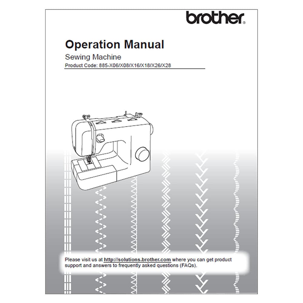 Brother XM-3700 Instruction Manual image # 117945