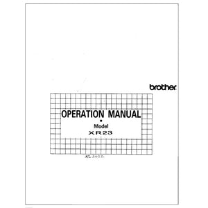 Brother XR-23 Instruction Manual image # 115436