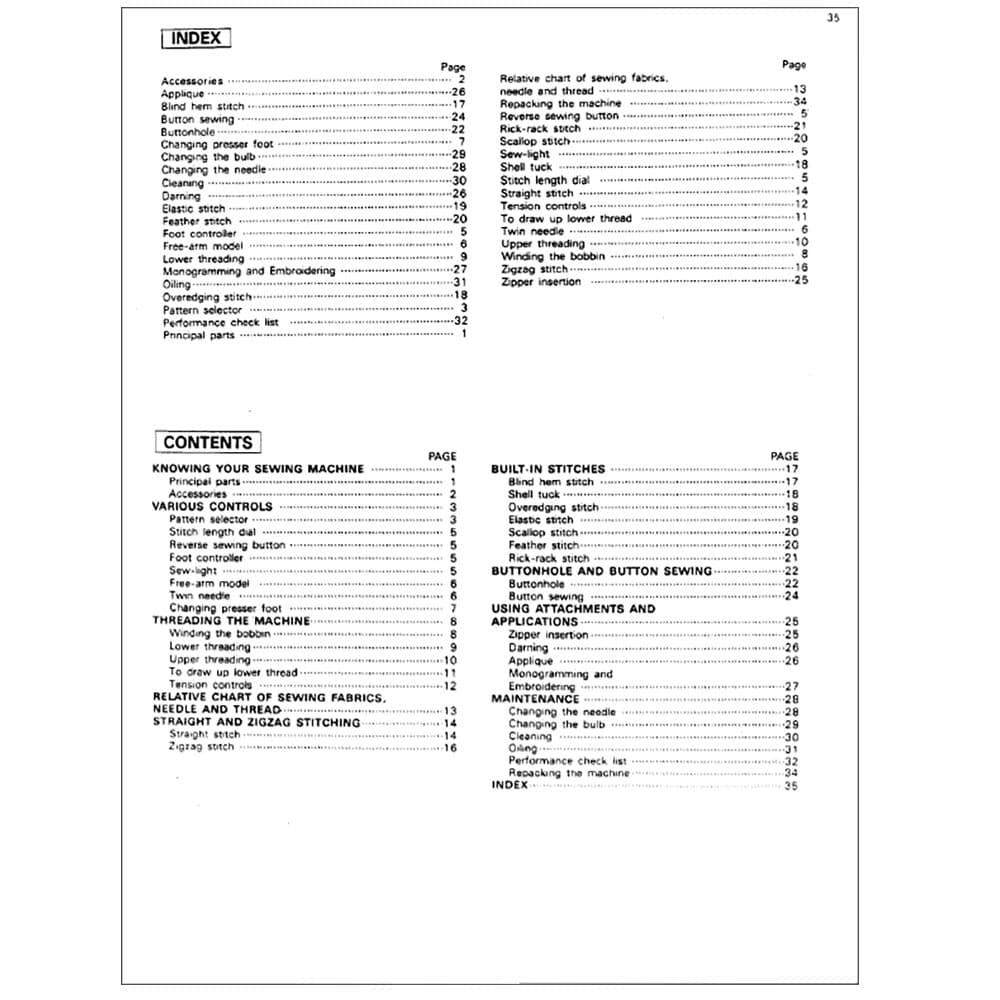 Brother XR-23 Instruction Manual image # 115437