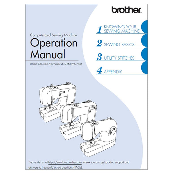 Brother XR-6060 Instruction Manual
