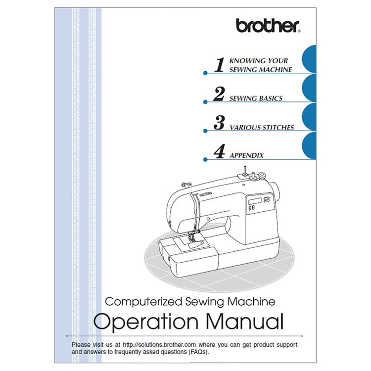 Brother XR-9500PRW Instruction Manual image # 117960