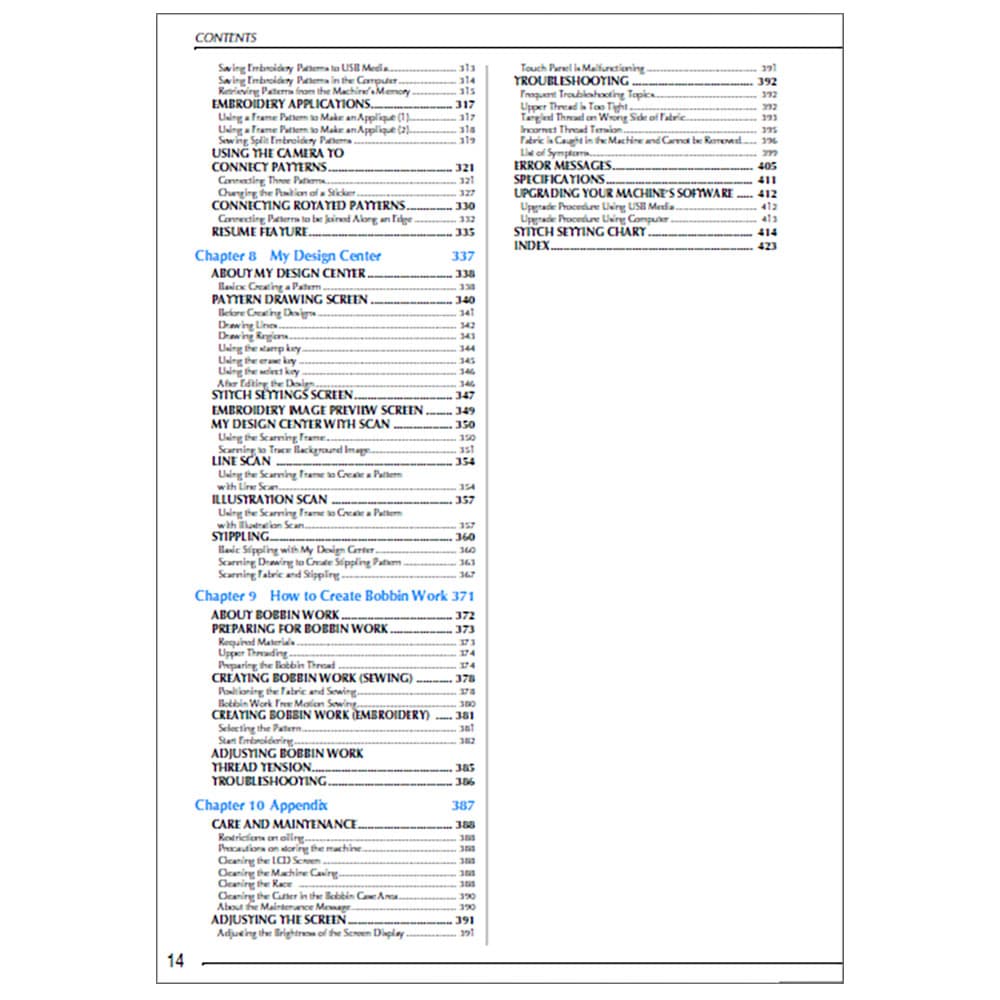 Brother XV8500D Instruction Manual image # 116330