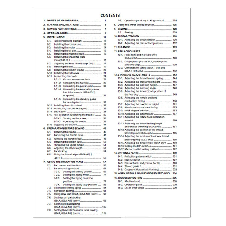 Brother ZE-856A Instruction Manual image # 117974