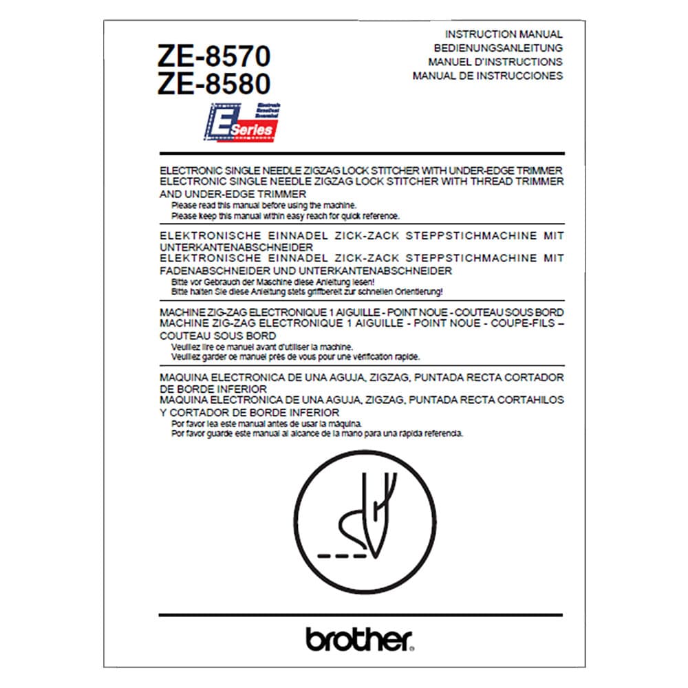 Brother ZE-8580 Instruction Manual image # 117977