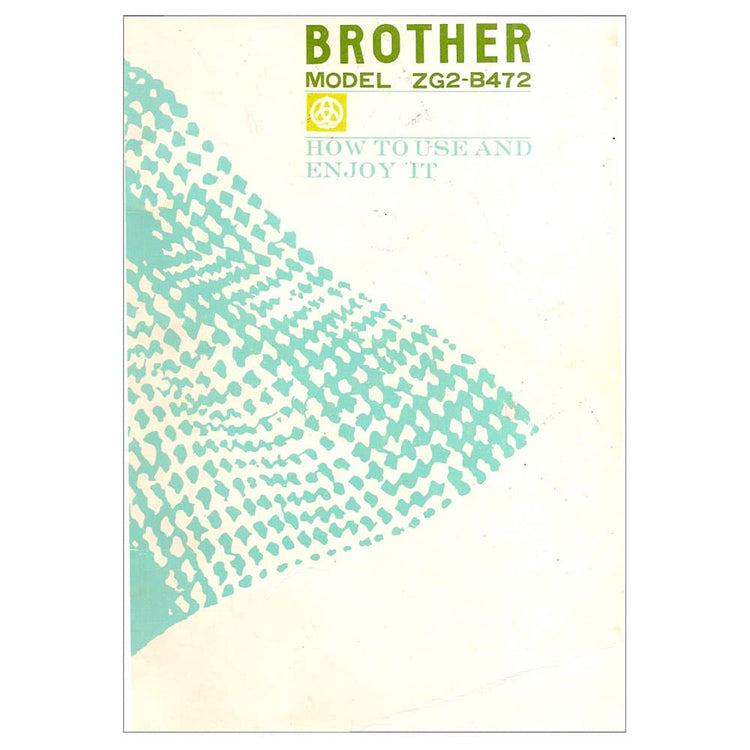 Brother ZG2-B472 Instruction Manual image # 117980