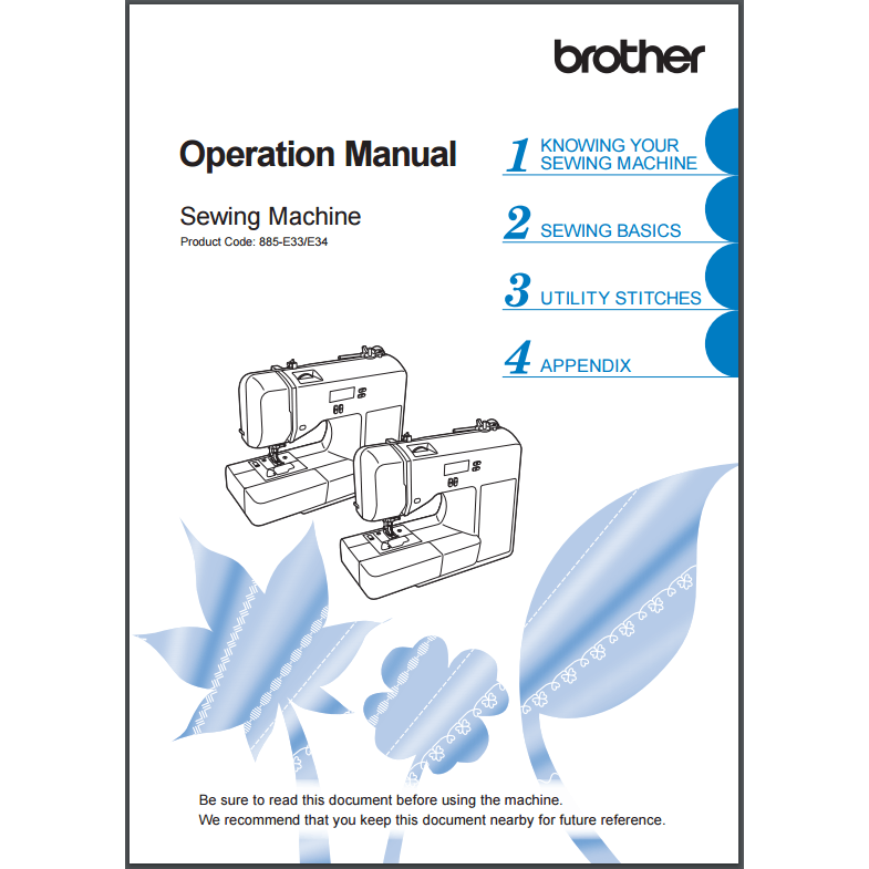 Instruction Manual, Brother CS7130 image # 30267