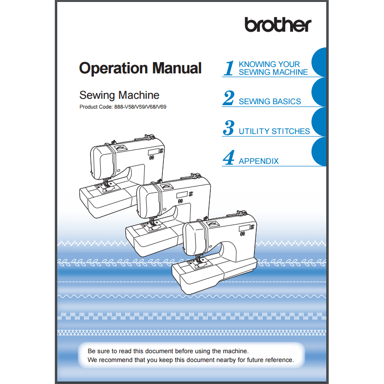 Instruction Manual, Brother DZ3000 image # 30371