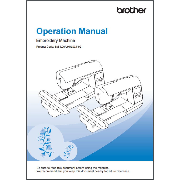 Instruction Manual, Brother NS1150E image # 30394