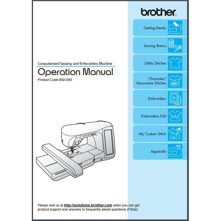 Instruction Manual, Brother NV4750D image # 30399