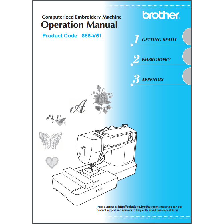 Instruction Manual, Brother PE525 image # 30405