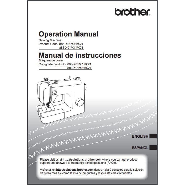 Instruction Manual, Brother SB170 image # 30413
