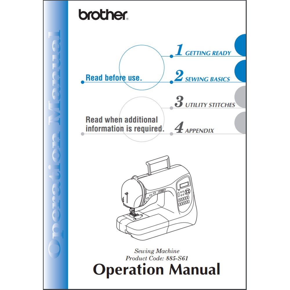 Instruction Manual, Brother Simplicity SB3129 image # 31836
