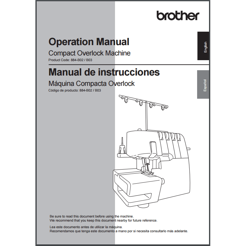 Instruction Manual, Brother SB3734T image # 30415