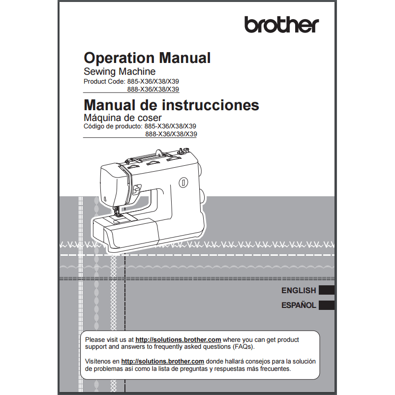 Instruction Manual, Brother SB530T image # 30417