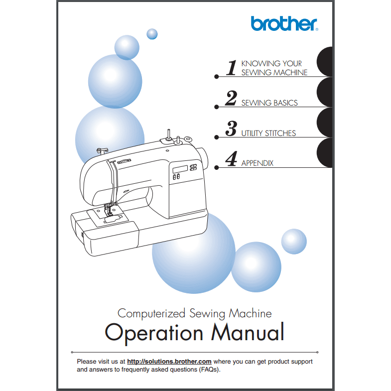 Instruction Manual, Brother SB700T image # 30418