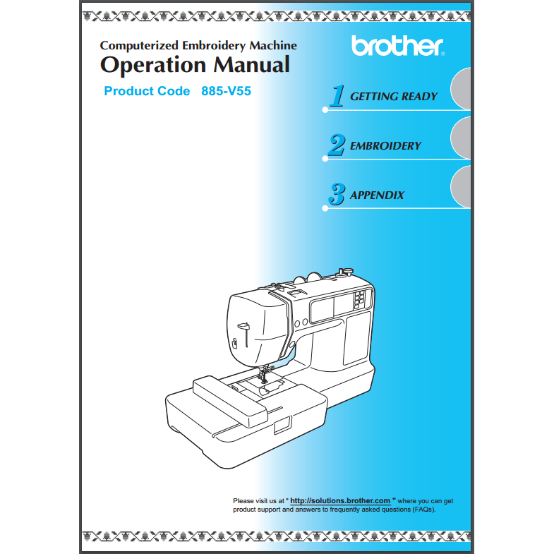 Instruction Manual, Brother SB7050E image # 30419