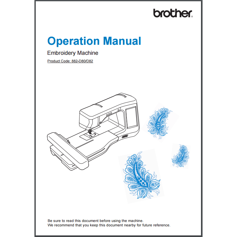 Instruction Manual, Brother VE2200 image # 30376