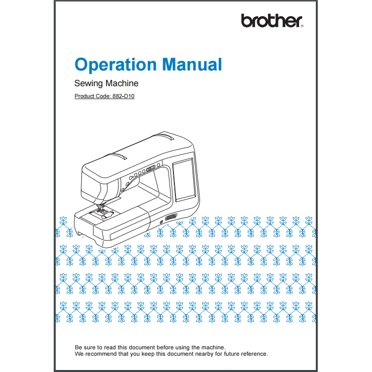 Instruction Manual, Brother VQ2400 image # 30374