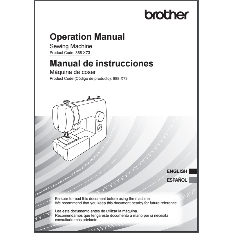 Instruction Manual, Brother XM1010 image # 30489