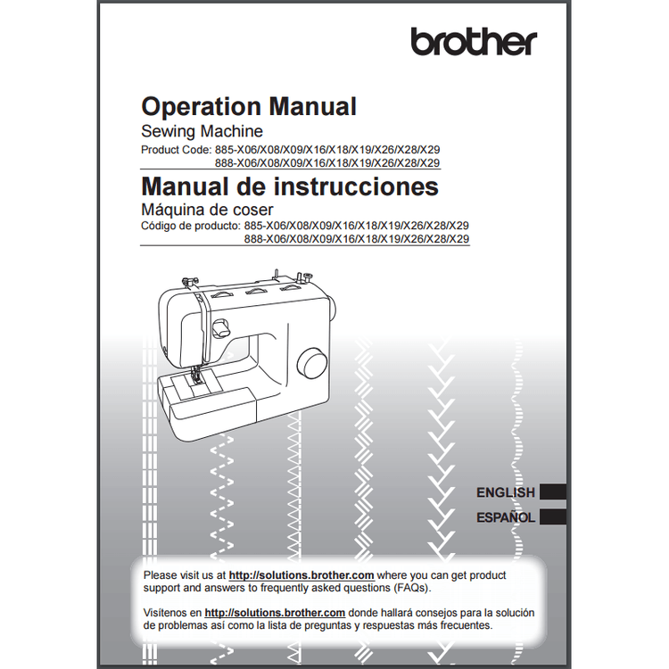 Instruction Manual, Brother XR3774 image # 30520