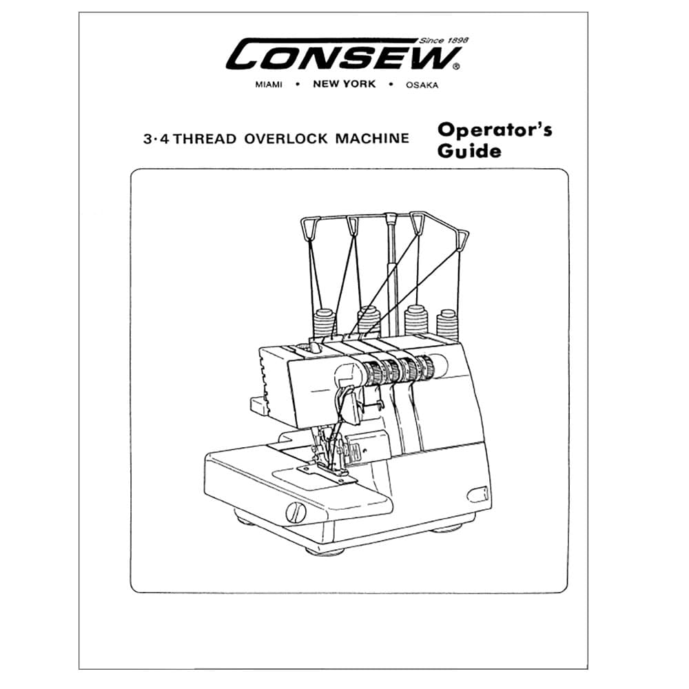 Consew 14TU Instruction Manual
