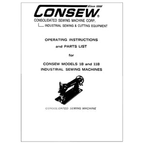 Consew 18 Instruction Manual image # 115609