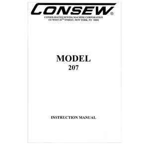 Consew 207 Instruction Manual image # 115624