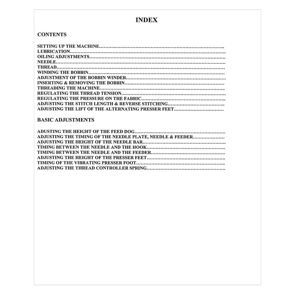 Consew 277RB-1 Instruction Manual image # 118852
