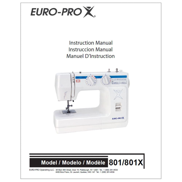 Euro Pro 801 Instruction Manual image # 114605