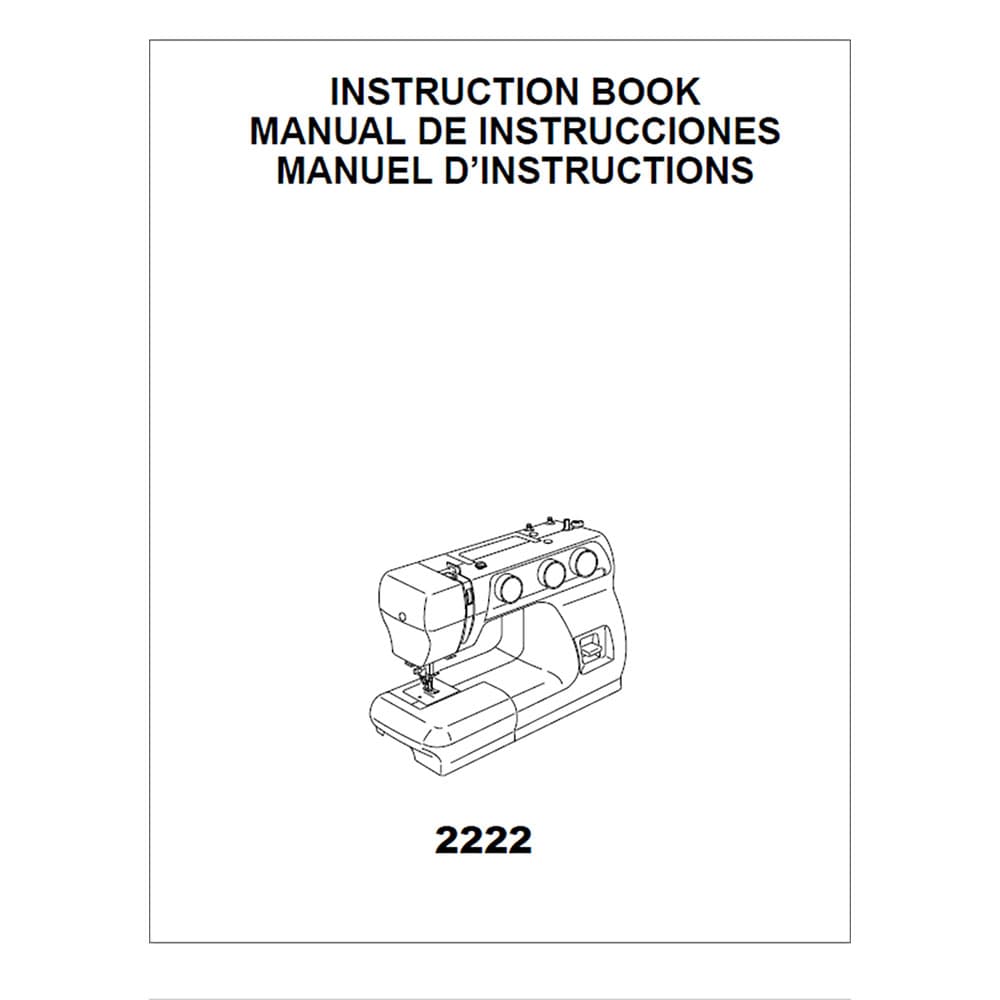 Janome 2222 Instruction Manual image # 114707