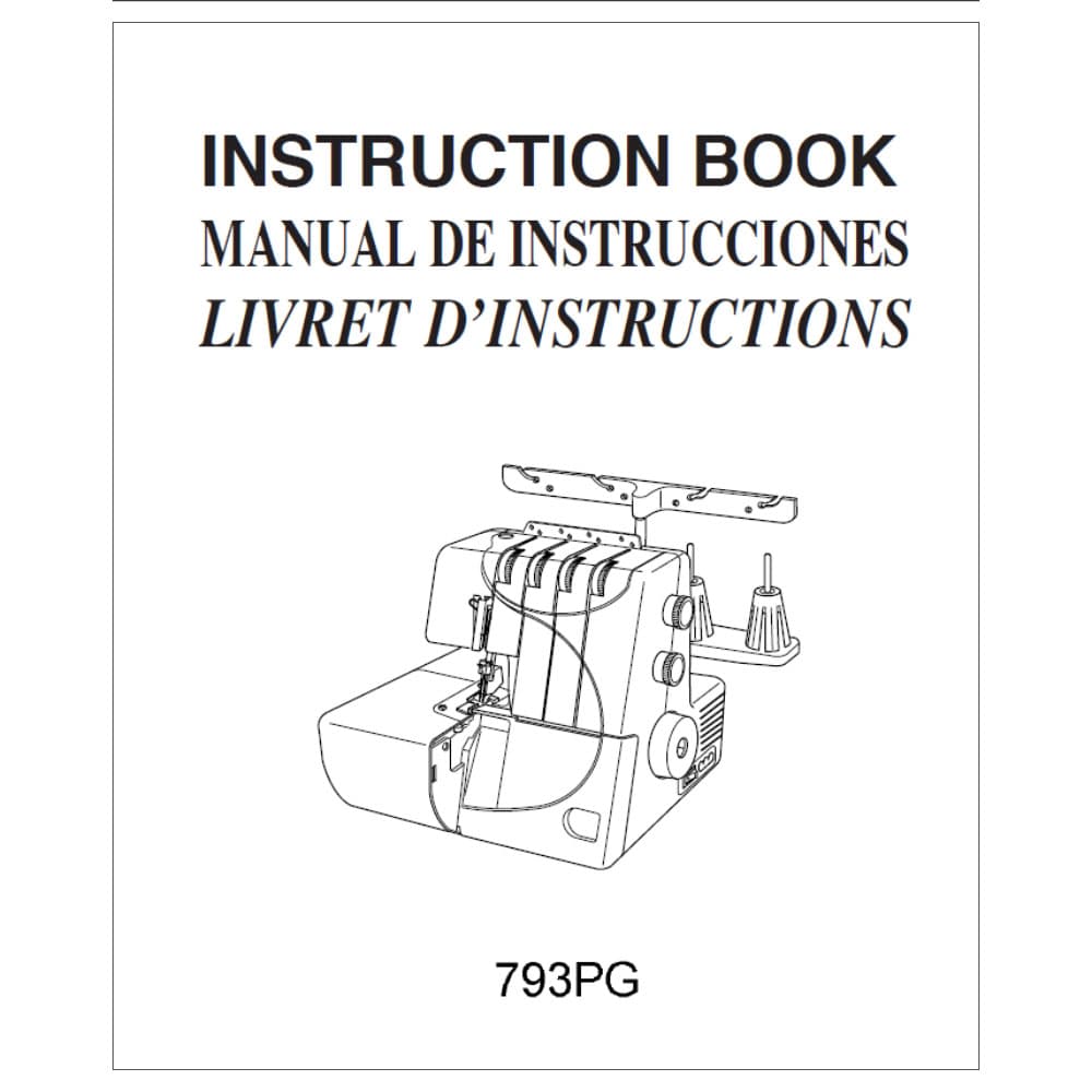 Janome 793PG Instruction Manual image # 114625