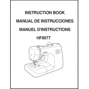 Instruction Manual, Janome HF8077 image # 80789