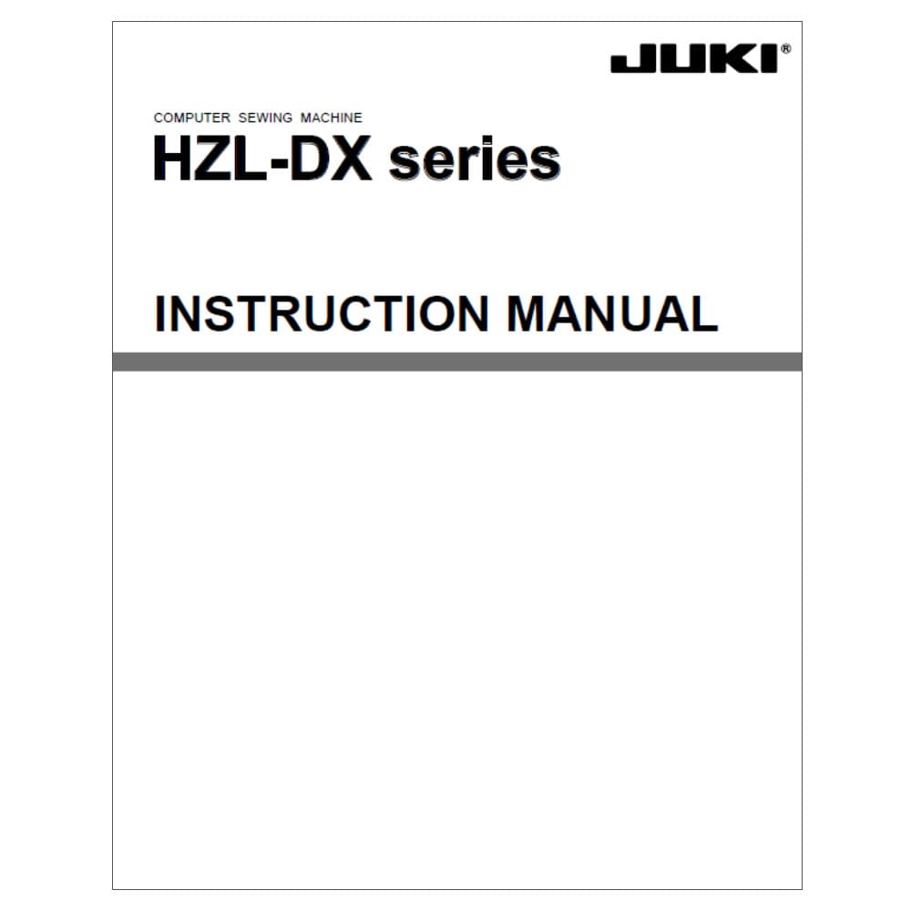 Juki HZL-DX7 Instruction Manual image # 114644