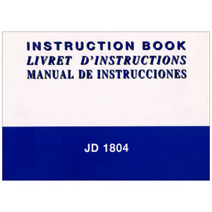 Janome JD1804 Instruction Manual image # 114599