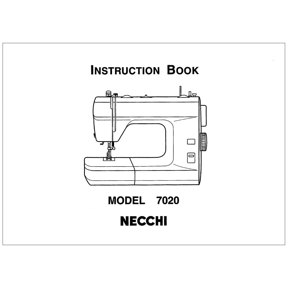 Necchi 7020 Instruction Manual image # 115947