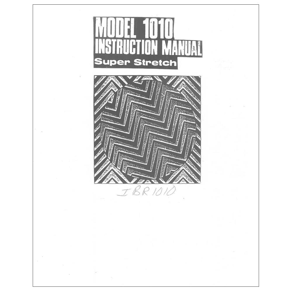 Riccar 1010 Instruction Manual image # 115921