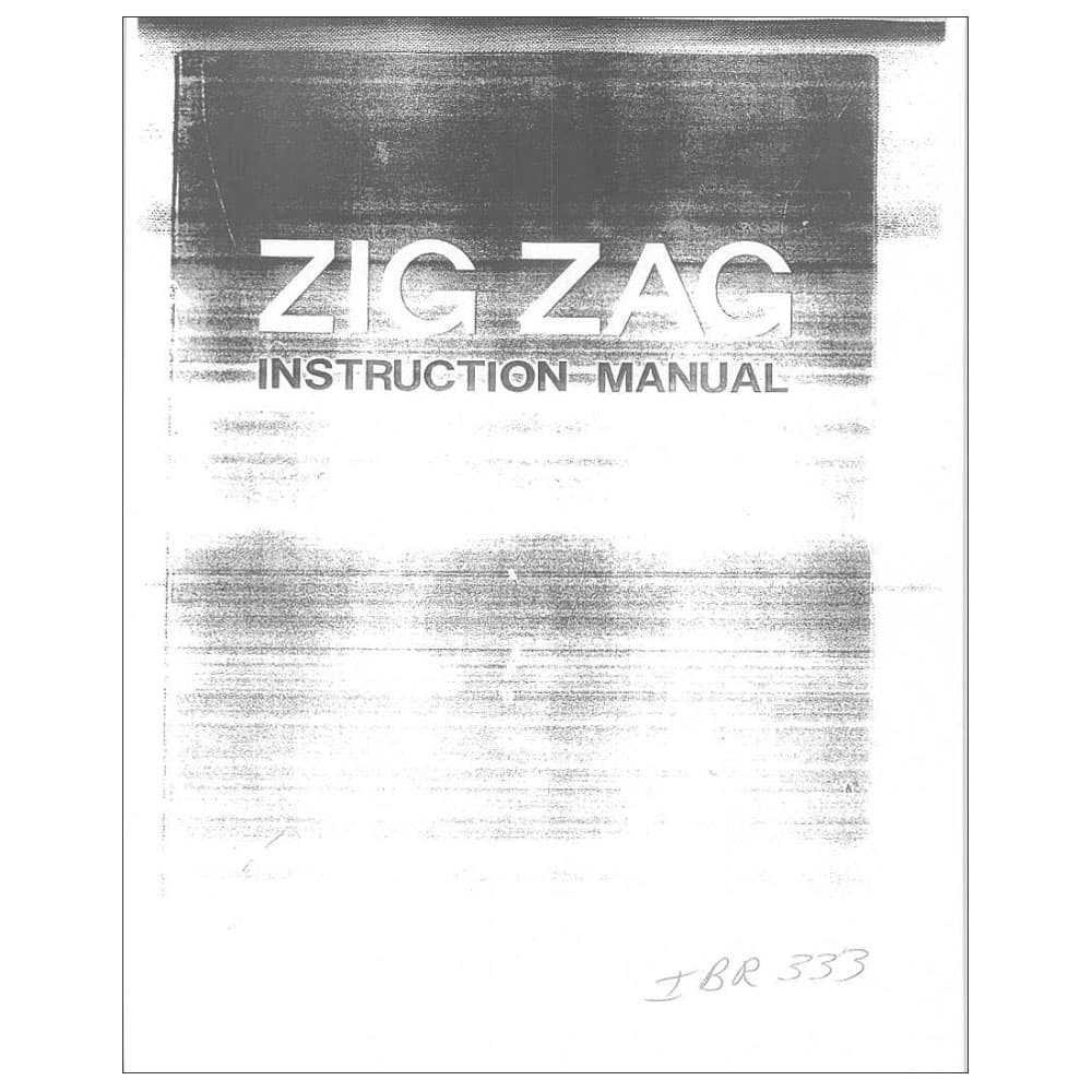 Riccar 333 Instruction Manual image # 115866