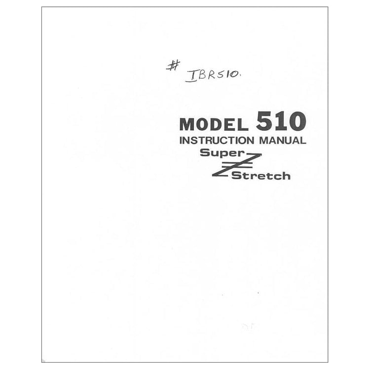 Riccar 510 Instruction Manual image # 115835