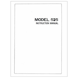 Riccar 525 Instruction Manual image # 115824